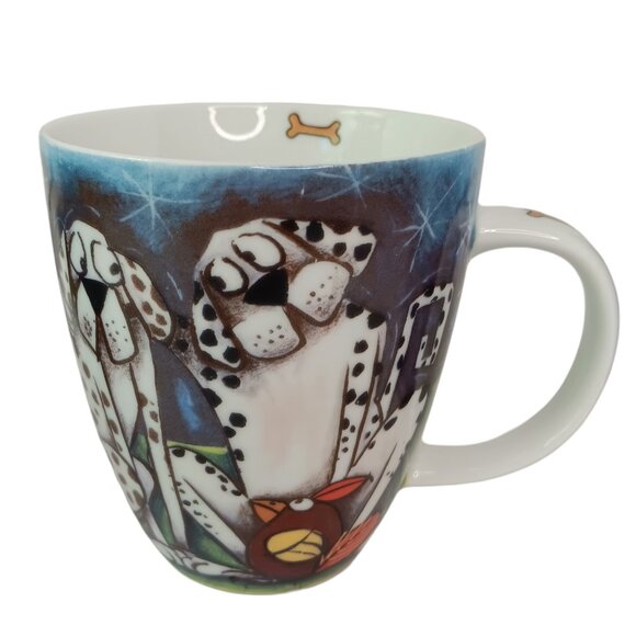 Menagerie Living Arts Funny Dog Mug Cups Set Of Three Excellent Condition - Picture 5 of 16